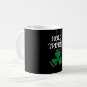 クリスチャンSt patricks day – シャムロック聖三位一体 コーヒーマグカップ (正面左)