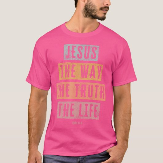 クリスチャンTイエス真実生活 Tシャツ (正面)