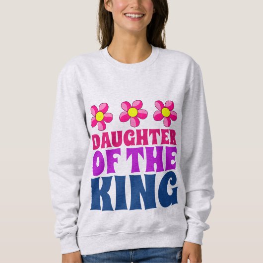 クリスチャンTシャツ王の娘 スウェットシャツ (正面)