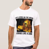クリスチャンTシャツ、ユダのライオン Tシャツ (正面)