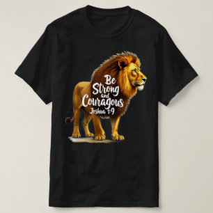 クリスチャンTシャツ 強く勇敢である Tシャツ