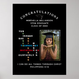 クリスチャンYES彼女はおめでとうステム卒業することができる ポスター