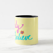クリスチ信じア引用文黄のみ ツートーンマグカップ (中央)