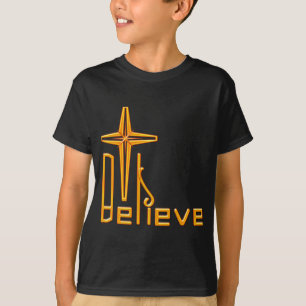 クリスチ信じャン Tシャツ