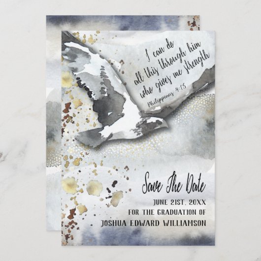 クリスチ感動的ャン卒業記念日を救う セーブザデート (正面/裏面)