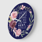 クリスチ感動的ャン聖なる書物、 経典の韻律時計 ラージ壁時計 (傾斜)