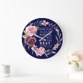 クリスチ感動的ャン聖なる書物、 経典の韻律時計 ラージ壁時計 (ホーム)