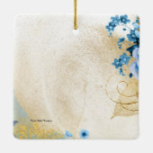 クリスチ感動的ン引用文確認祈りの言葉 セラミックオーナメント (裏面)