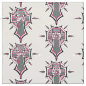 クリスチ救ンピンク十字 ファブリック (見本)