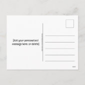 クリスチ素晴らしンナースの召使ハートありがとう シーズンポストカード (裏面)