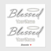 クリスチ賛美ャントの贈り物のためのハロー宗教デザイン シール (シート)