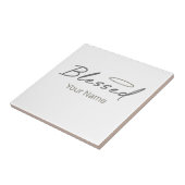 クリスチ賛美ャントの贈り物のためのハロー宗教デザイン タイル (側面)