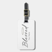 クリスチ賛美ャントの贈り物のためのハロー宗教デザイン ラゲッジタグ (正面縦)