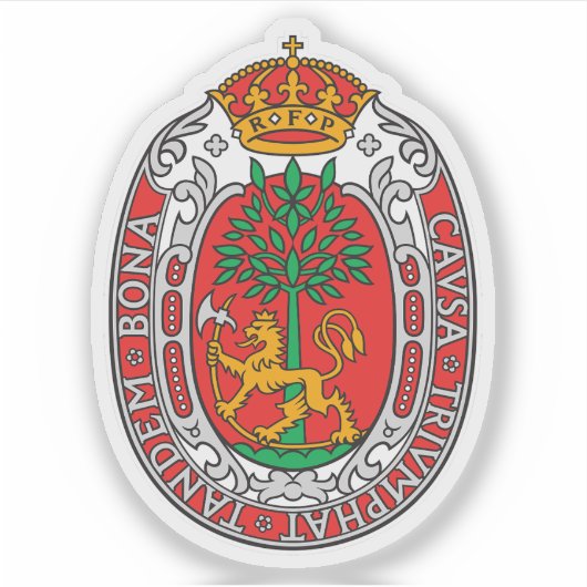 クリスティアンサンドの紋章 シール (正面)