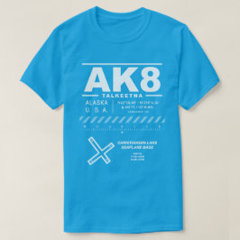 クリスティアンセン湖水上機基地AK8 Tシャツ