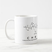 クリスティアンペプチド名mug コーヒーマグカップ (左)