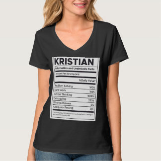 クリスティアン栄養情報問題解決Har Tシャツ