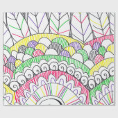 クリスティアン顔マスク ラッピングペーパー (フラット)