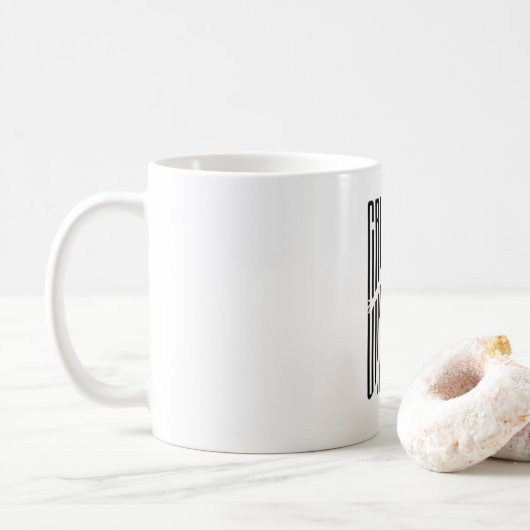 クリスティアーノロナルドCR7シルエットデザイン コーヒーマグカップ (ドーナツ)