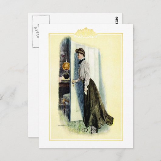クリスティガール – ハワードチャンドラークリスティ ポストカード (正面/裏面)