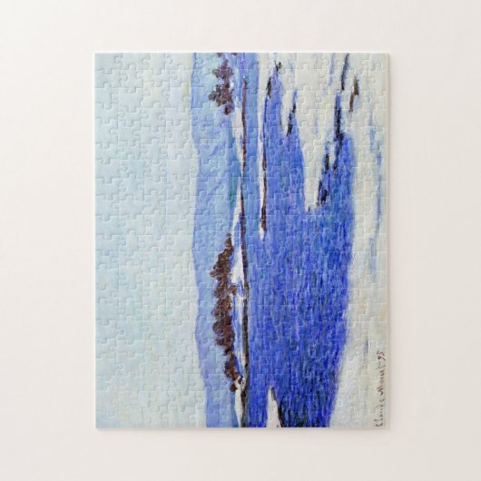 クリスティニアモネファインアートのフィヨルドの銀行 ジグソーパズル (縦)