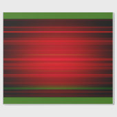 クリスティマレッドラインズウィズライムグリーンデザイン ラッピングペーパー (フラット)