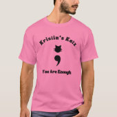 クリスティンのカッツ「もういい」 Tシャツ (正面)