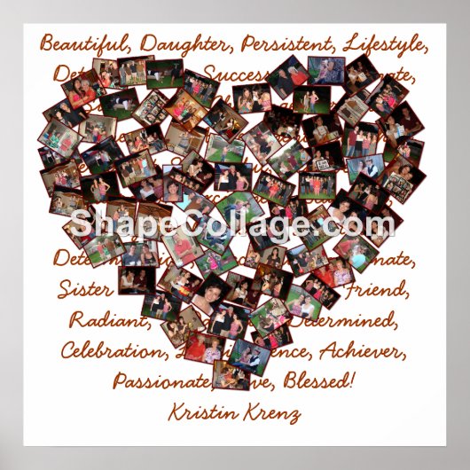 クリスティンの卒業写真 ポスター (正面)