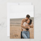 クリスティンダスティブルー結婚モダンズ セーブザデート (裏面)