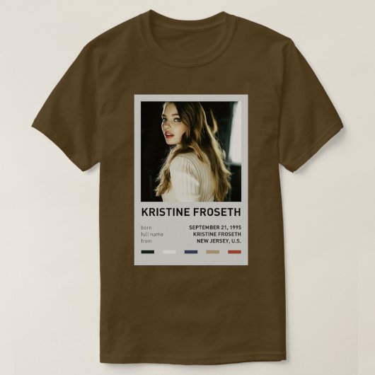 クリスティンフロースTシャツ1 Tシャツ (デザイン正面)