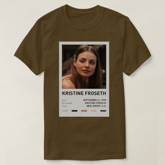 クリスティンフロースTシャツ3 Tシャツ (デザイン正面)