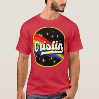 クリスティンレインボーイン宇宙ヴィンテージスタイル Tシャツ