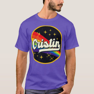 クリスティンレインボーイン宇宙ヴィンテージスタイル Tシャツ