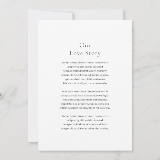 クリスティン写モダン真結婚の セーブザデート (裏面)