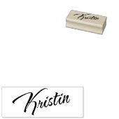 クリスティン名カッシブ装飾台本フォント ラバースタンプ (押印)