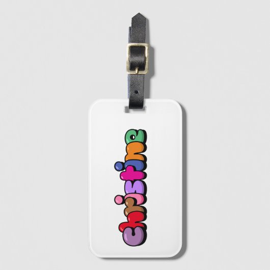 クリスティン ラゲッジタグ (正面縦)