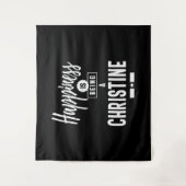 クリスティン 名前入り 誕生日ギフト タペストリー (正面)