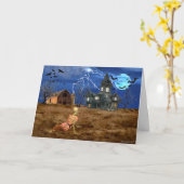 クリスティーナのハロウィンの世界 カード (黄色い花)