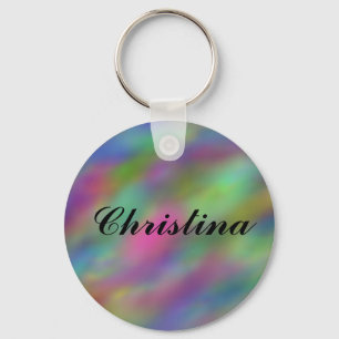 クリスティーナのパステルはKeychainを曇らせます キーホルダー