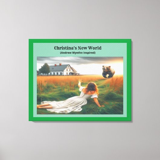 クリスティーナの新世界 キャンバスプリント (正面)