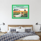 クリスティーナの新世界 キャンバスプリント (インサイチュ (寝室))