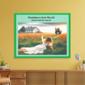 クリスティーナの新世界 キャンバスプリント (インサイチュ (リビング))