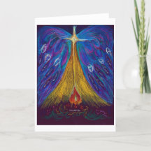 クリスティーナ・ウェルト作「Immanuel」オイルパステル画（原画）, 白紙カード付き