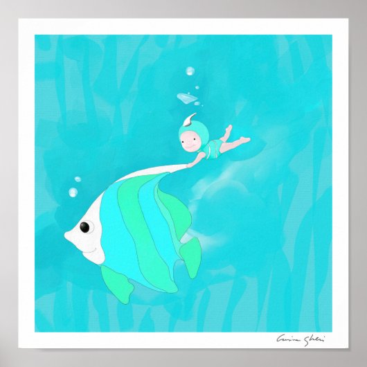 クリスティーナ・ゲルフィのプリント ポスター (正面)