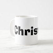 クリスティーナ コーヒーマグカップ (正面左)