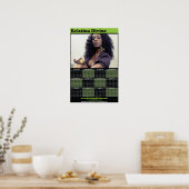 クリスティーナ ディバイン ピンアップ カレンダー ポスター (キッチン)