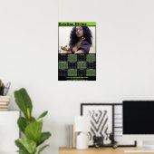 クリスティーナ ディバイン ピンアップ カレンダー ポスター (ホームオフィス)