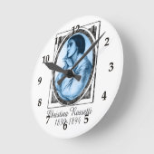 クリスティーナ・ロセッティ ラウンド壁時計 (傾斜)