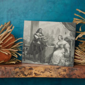 クリスティーナ(1626-89)スウェーデンの女王、シリーズの出身 フォトプラーク (側面)