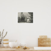 クリスティーナ(1626-89)スウェーデンの女王、シリーズの出身 ポスター (キッチン)